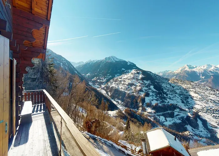 Chalet In With Swimming Pool Veysonnaz